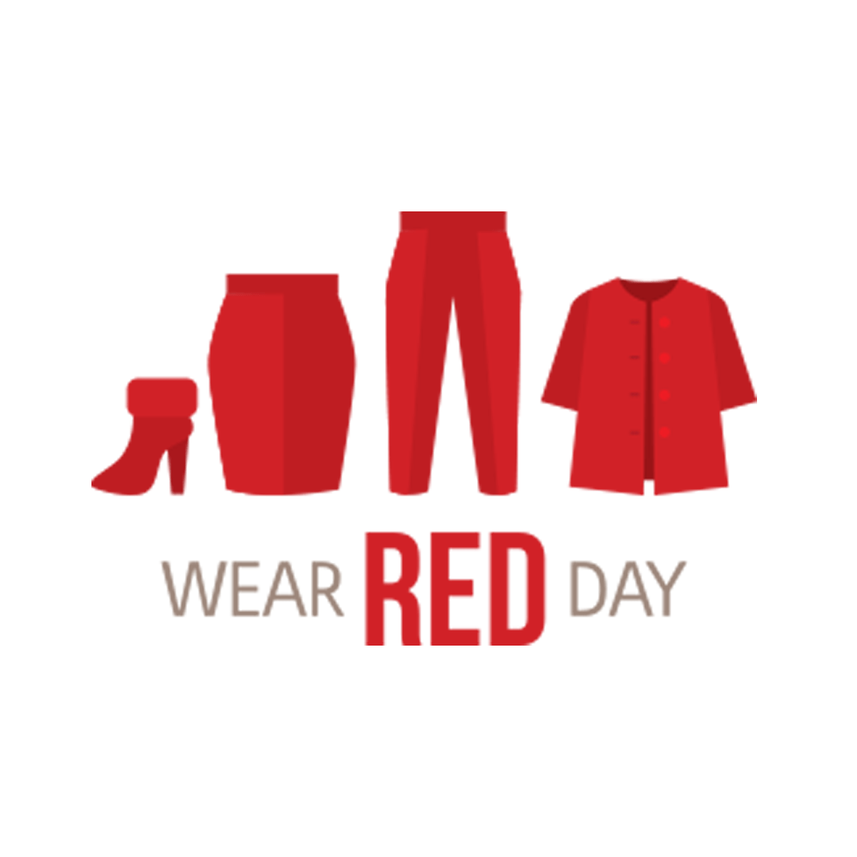 February 1 is National Wear Red Day