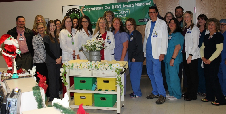 group of workers and DAISY award 